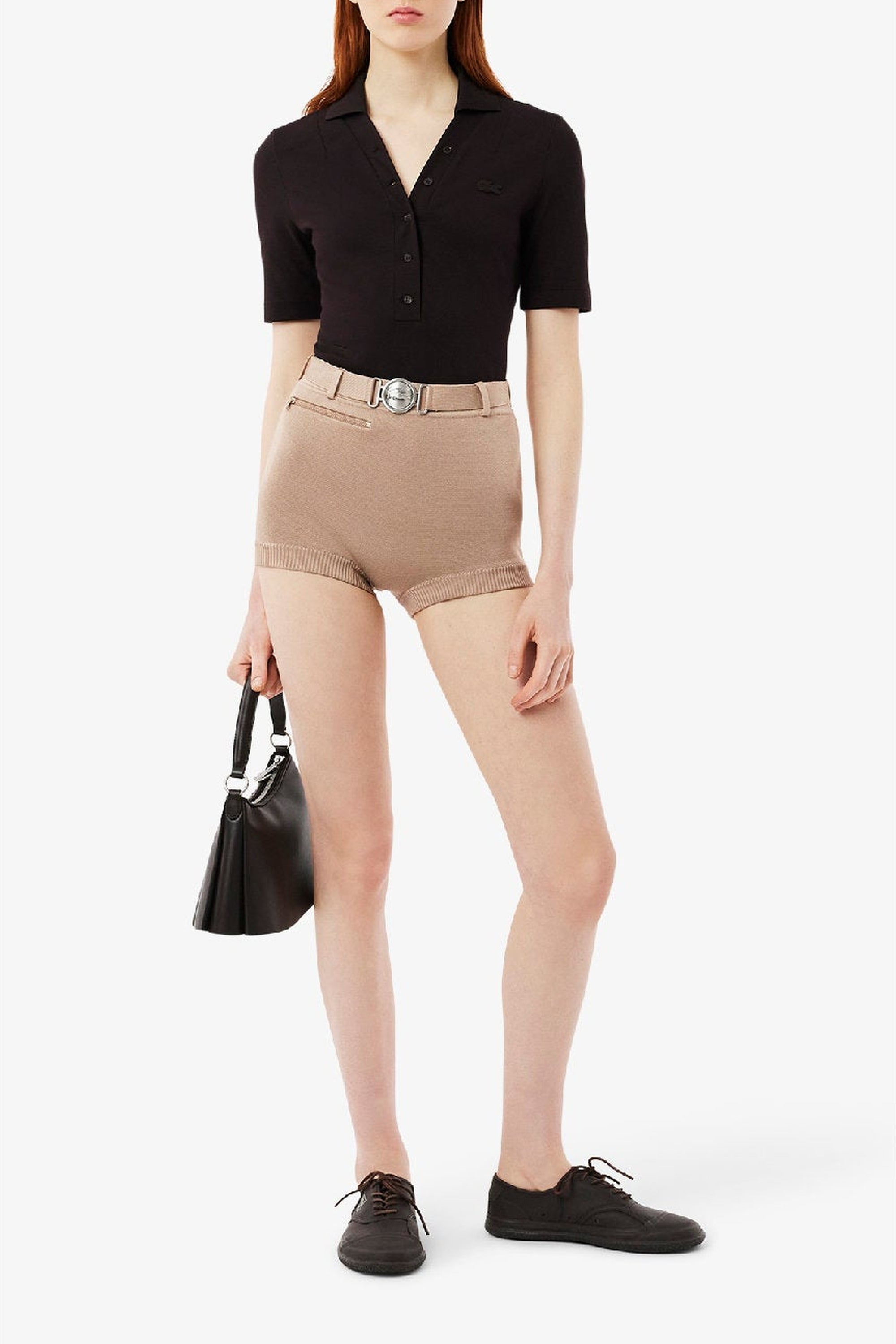 Short avec ceinture en maille - Andain