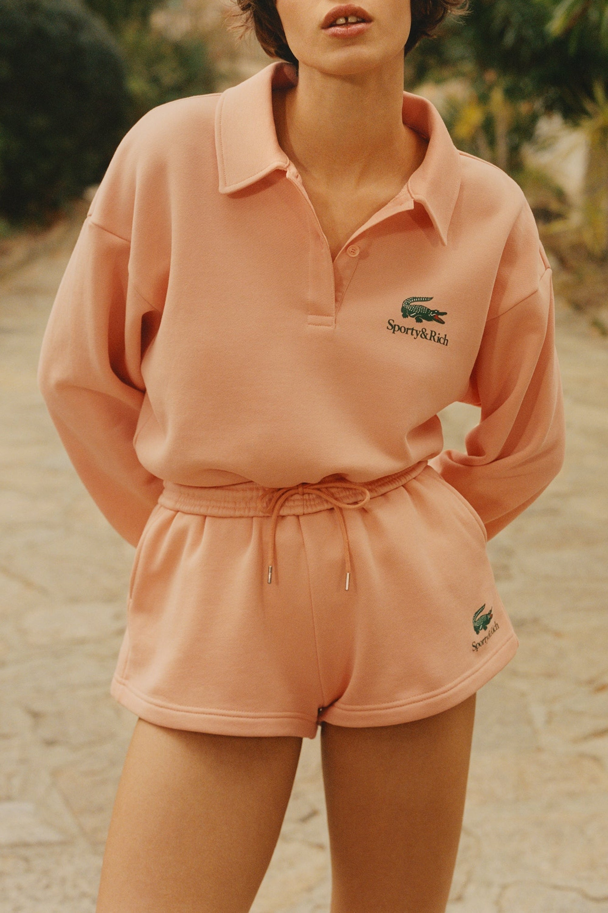 Short Serif Disco Sporty & Rich x Lacoste - Recifal