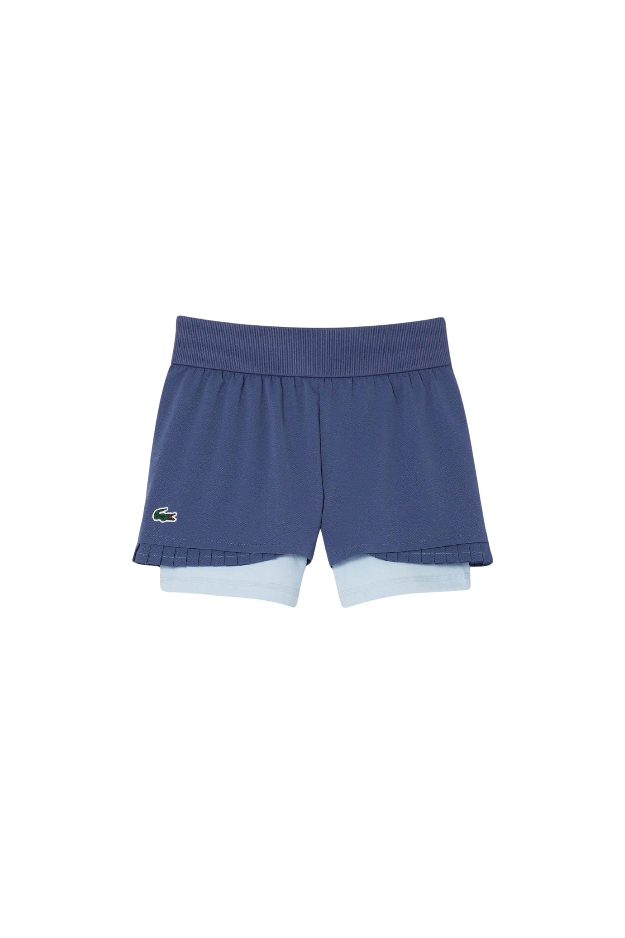 Short Tennis doublé avec logo - Primevere & Ruisseau