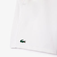Tennis Bermuda shorts with pockets - White