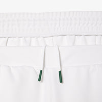 Tennis Bermuda shorts with pockets - White