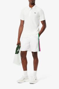 Short Tennis à empiècement - Blanc & Malva