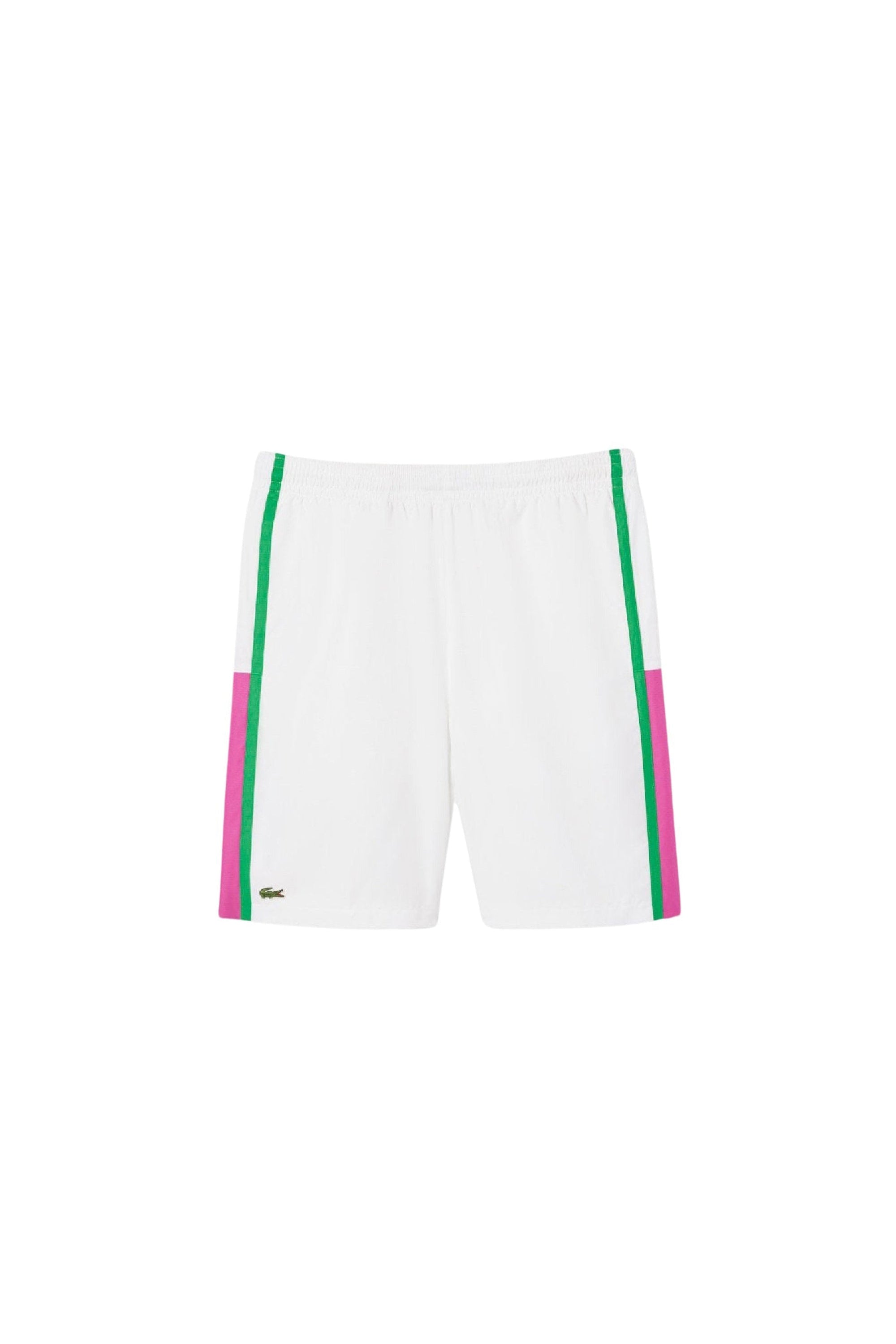 Short Tennis à empiècement - Blanc & Malva