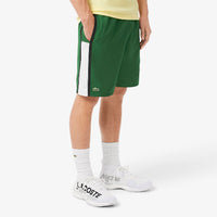 Short Tennis à empiècement - Vert & Blanc Noir
