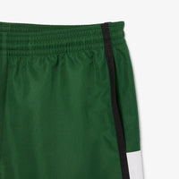 Short Tennis à empiècement - Vert & Blanc Noir
