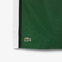 Short Tennis à empiècement - Vert & Blanc Noir