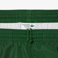 Short Tennis à empiècement - Vert & Blanc Noir