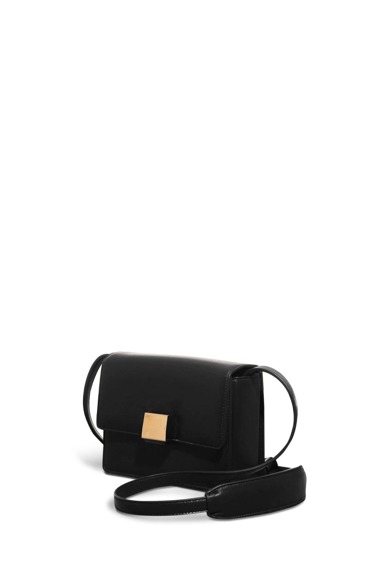 Black / Sac Mercedes en cuir croco - Black