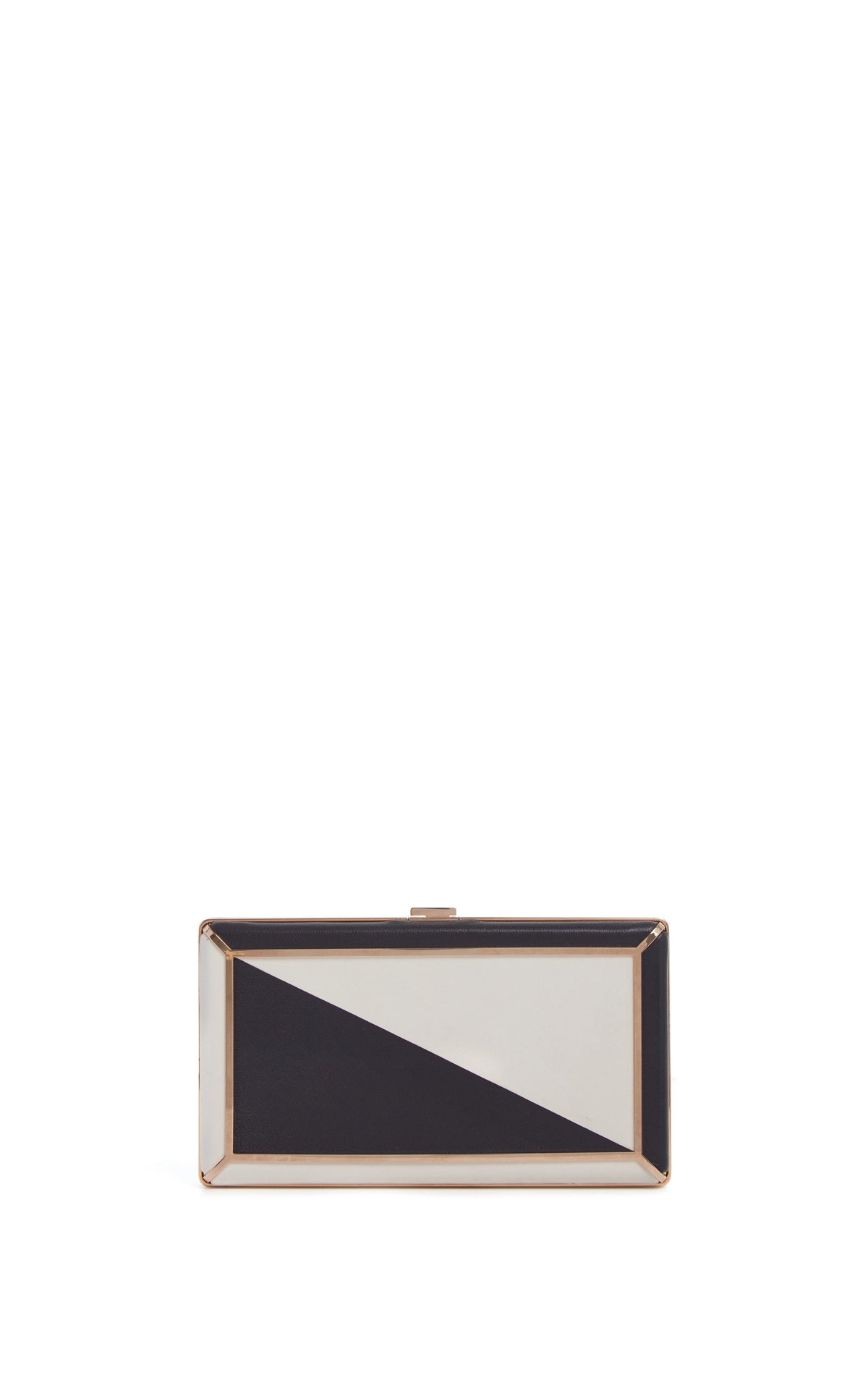 Navy & White / Étui à téléphone Callas en peau de serpent - Navy & White