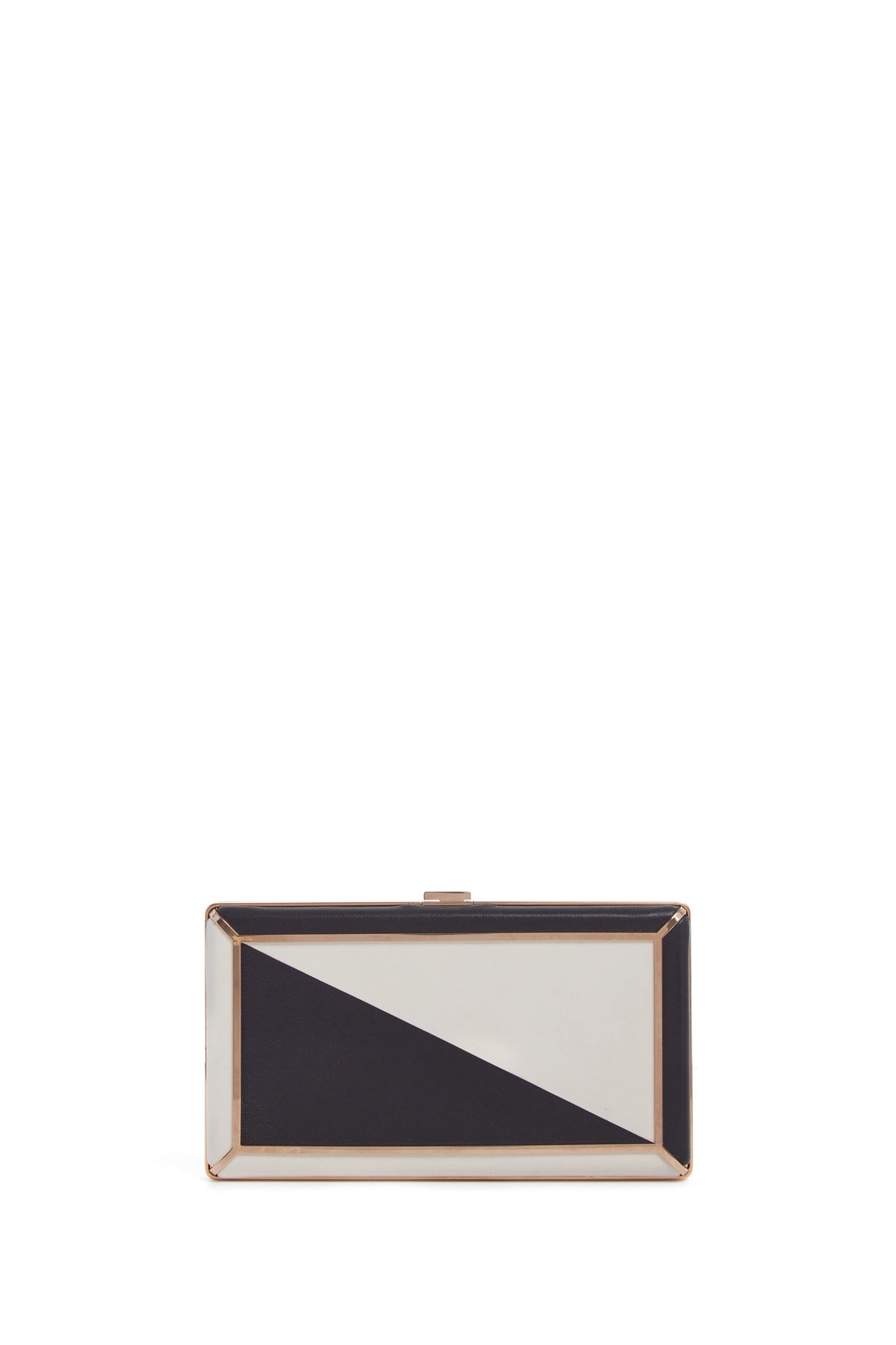 Navy & White / Étui à téléphone Callas en peau de serpent - Navy & White