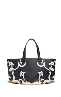 Black & Ivory / Sac Coyote en cuir - Black & Ivory