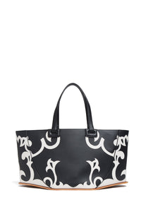 Coyote Tote en noir / ivoire bulgaro