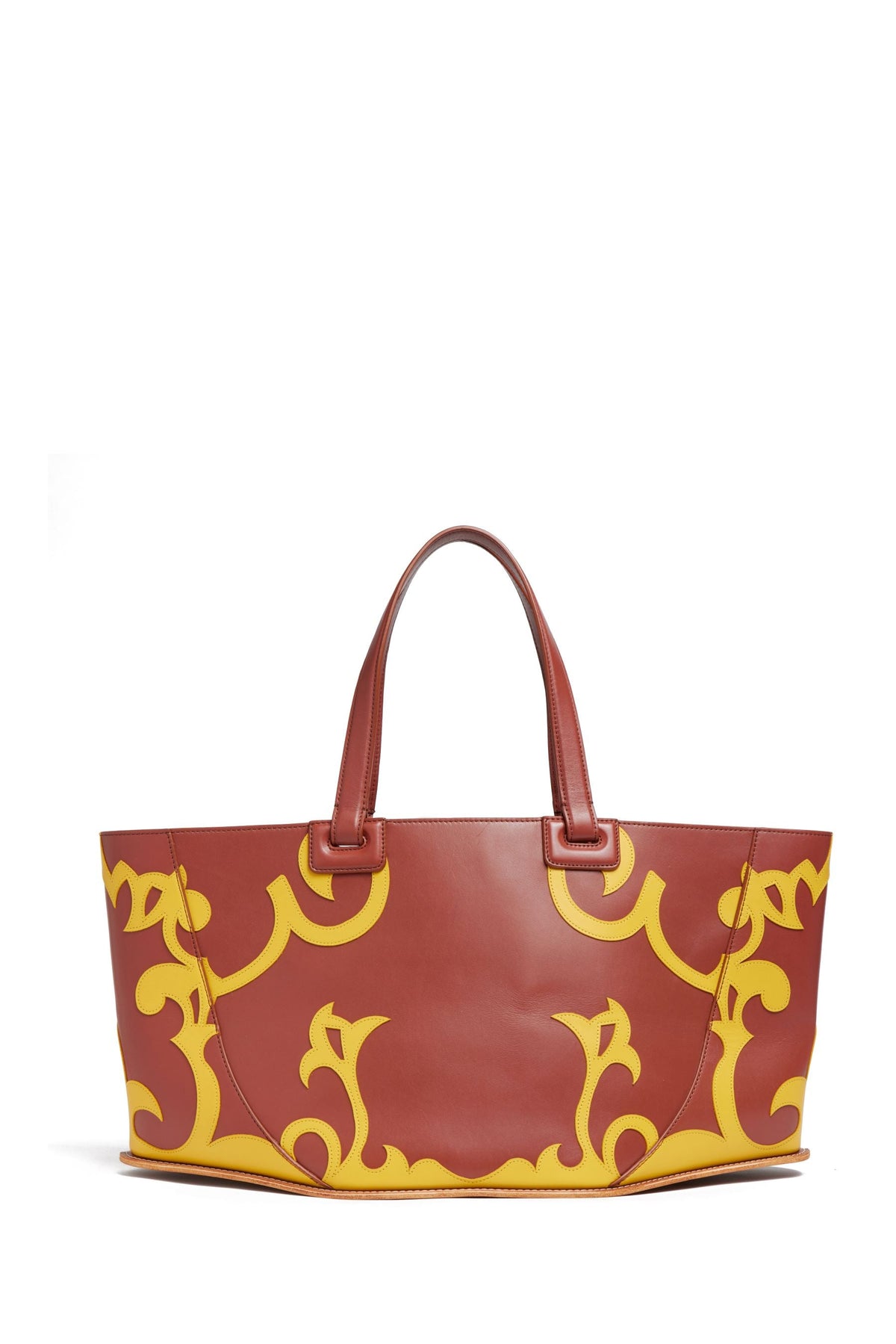 Coyote Tote en rouille / jaune bulgaro