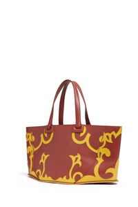 Coyote Tote en rouille / jaune bulgaro