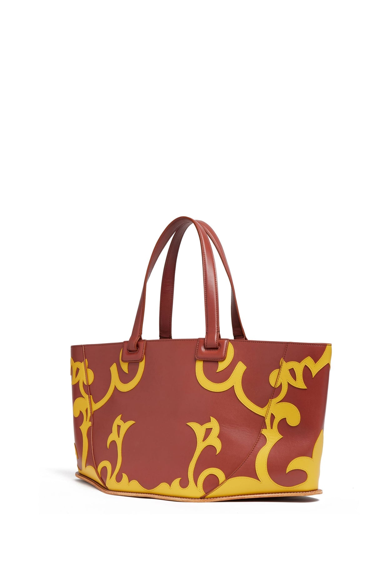 Coyote Tote en rouille / jaune bulgaro