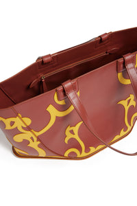 Coyote Tote en rouille / jaune bulgaro