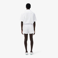 Short à broderie - Blanc