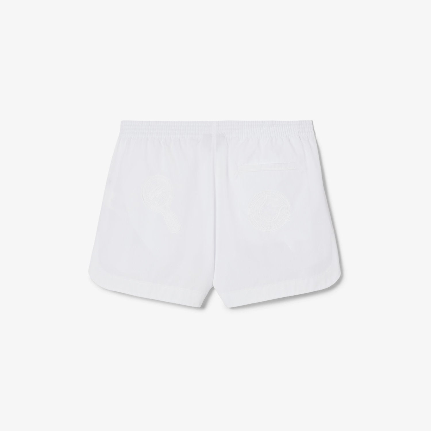 Short à broderie - Blanc