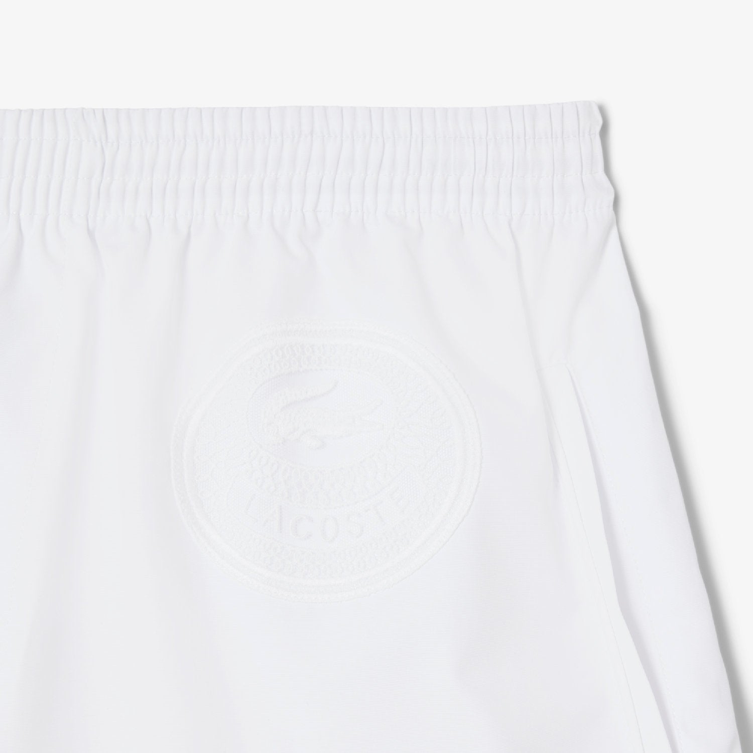Short à broderie - Blanc