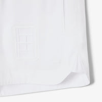 Short à broderie - Blanc