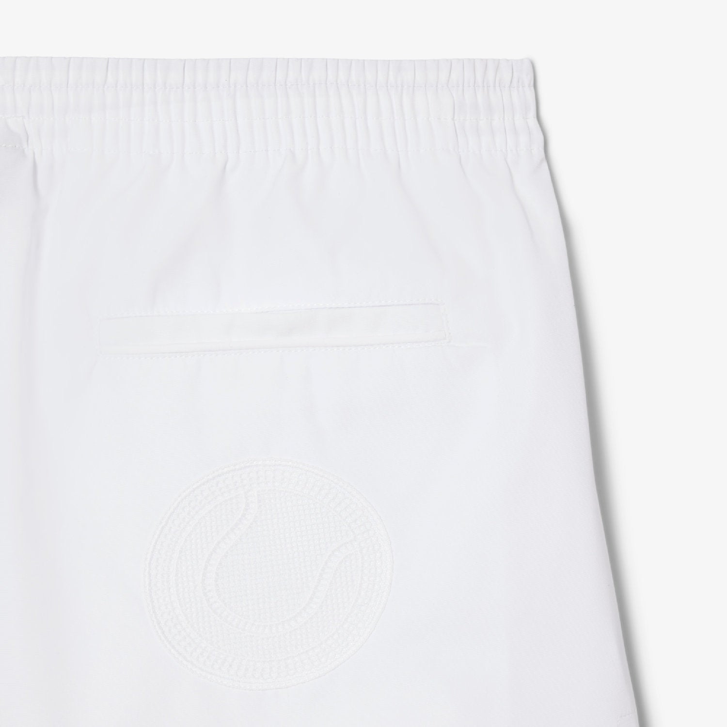 Short à broderie - Blanc