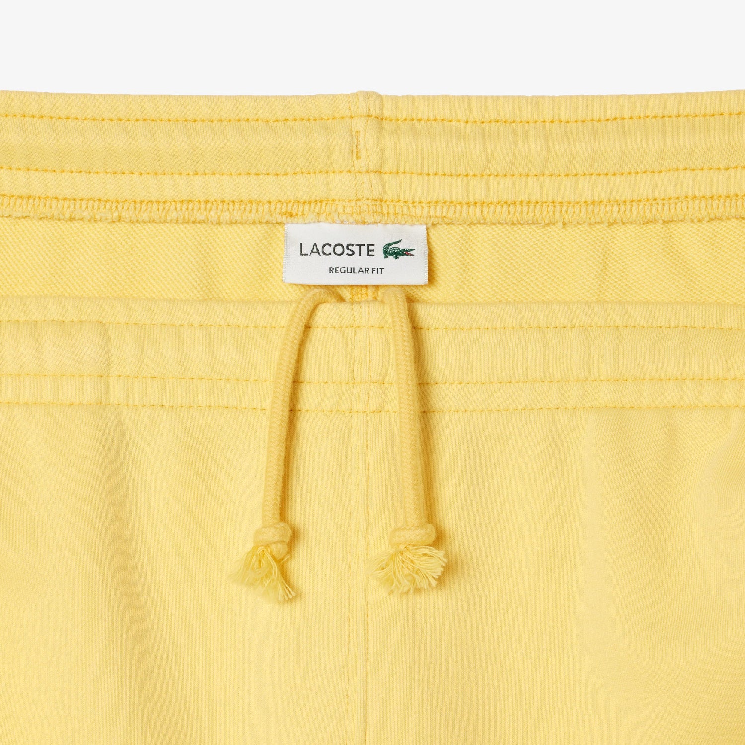 Washed and printed shorts - Cornsilk