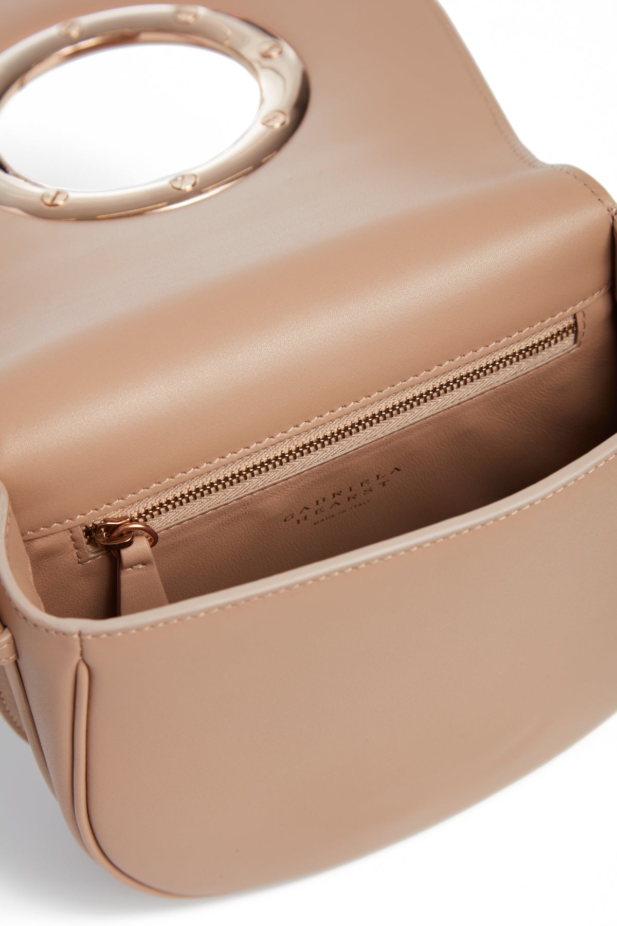 Nude / Sac Ring en cuir - Nude
