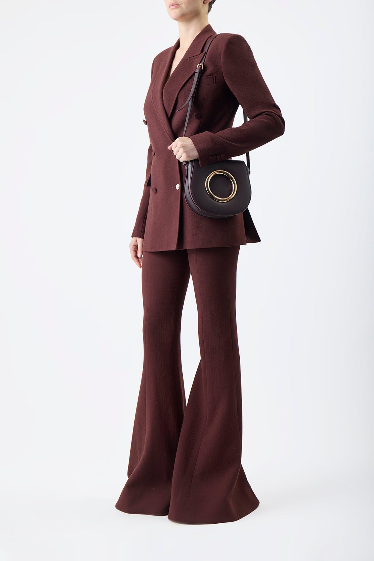 Ring Bag en bordeaux calf
