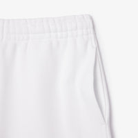 Bermuda brodé en molleton - Blanc