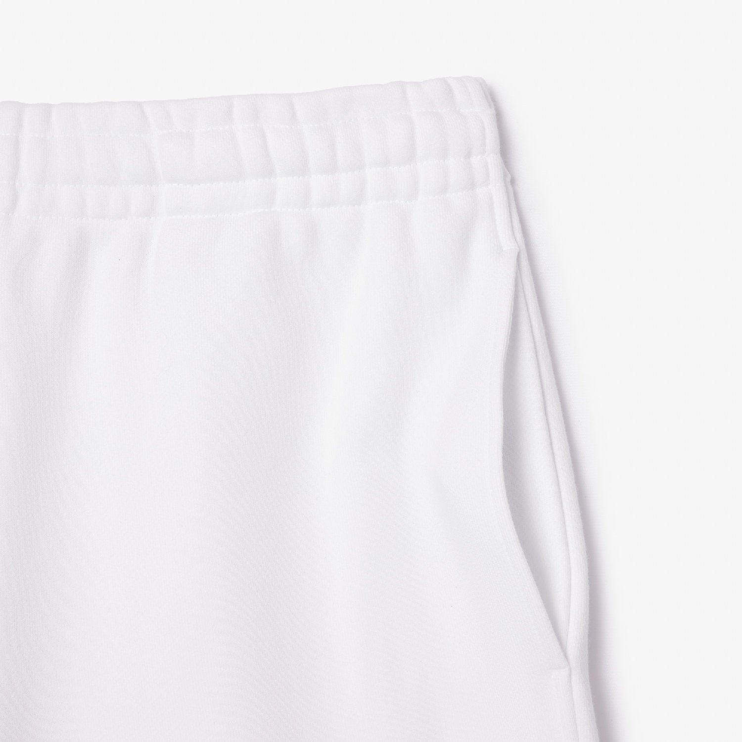 Bermuda brodé en molleton - Blanc