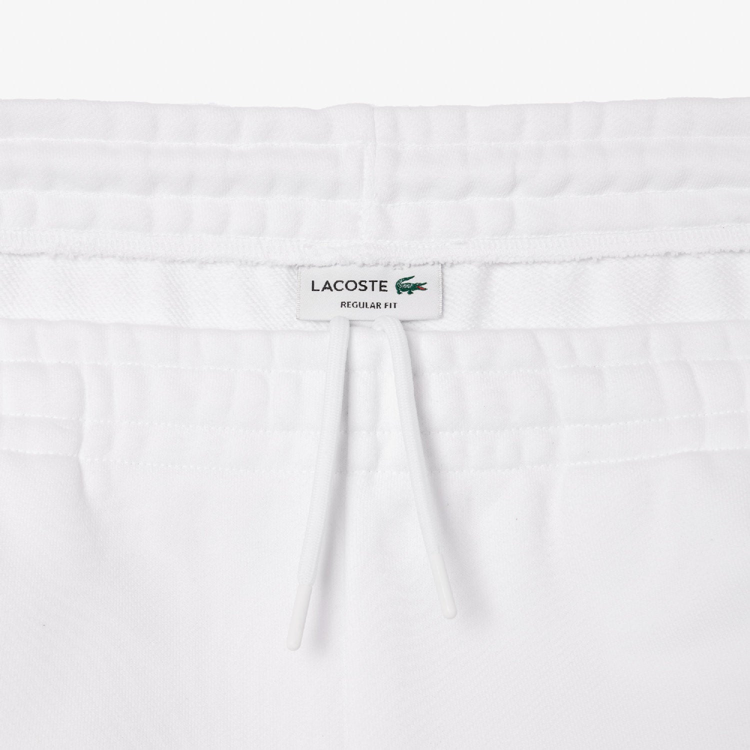 Bermuda brodé en molleton - Blanc