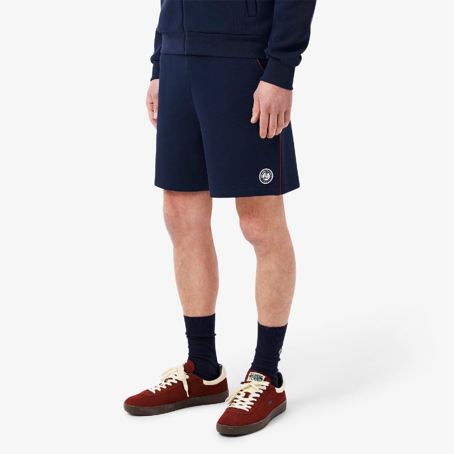 Short Lacoste x Roland-Garros en piqué - Marine