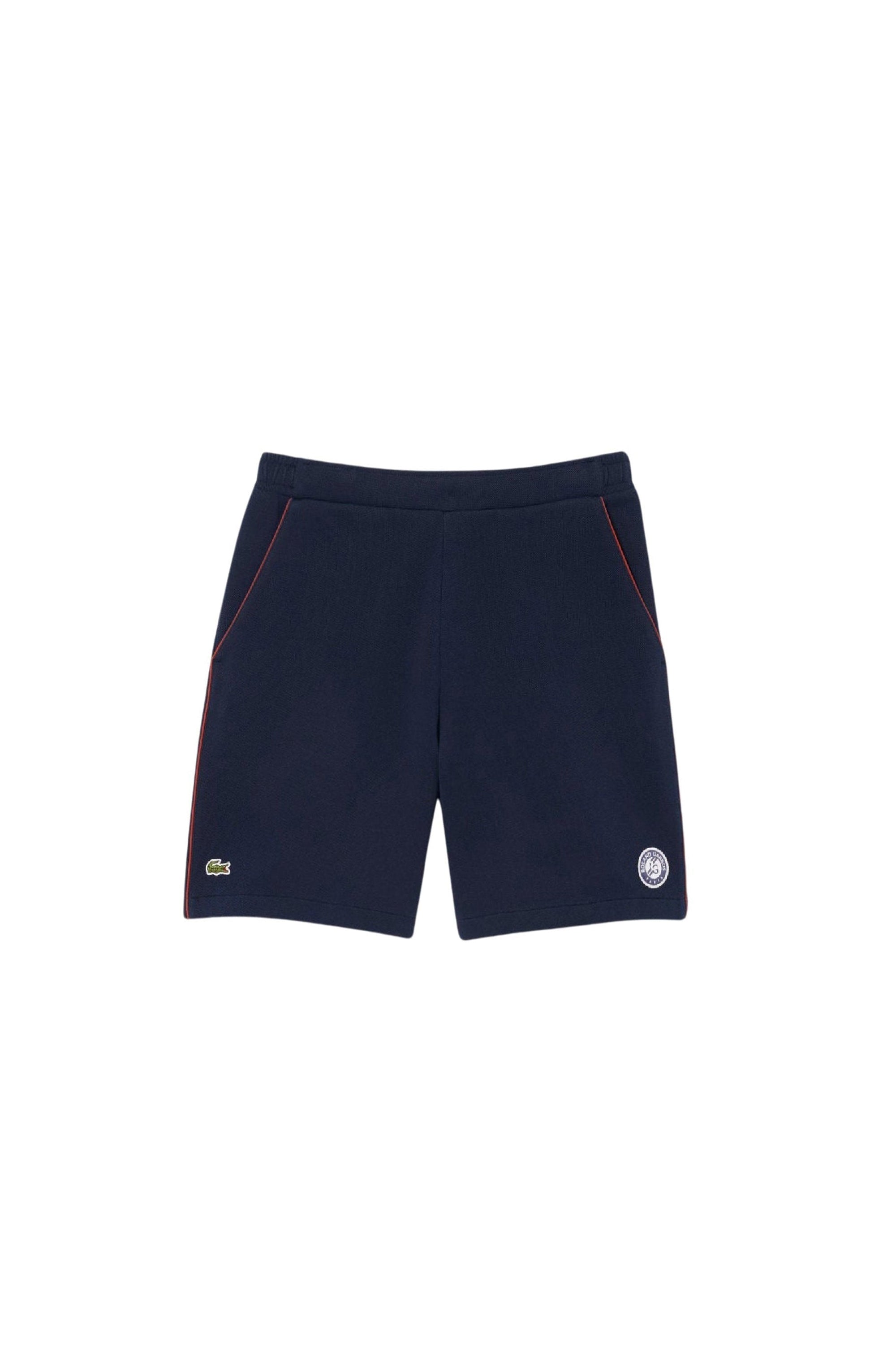 Short Lacoste x Roland-Garros en piqué - Marine