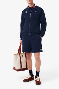 Short Lacoste x Roland-Garros en piqué - Marine