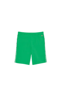 Fleece trim shorts - Calathea