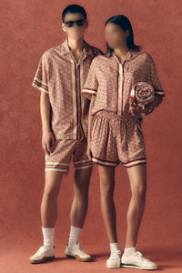 Short imprimé en monogramme - Latte & Iberis