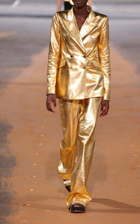 Gold / Pantalon Vesta en cuir - Gold