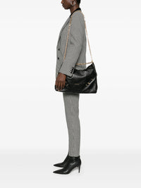 Sac Voyou moyen en cuir - Noir