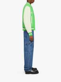 Blouson varsity Givenchy en laine - Bright Green