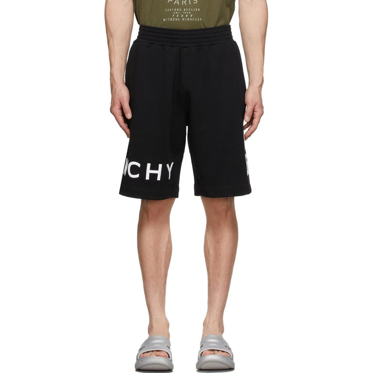 Bermuda brodé Givenchy 4G - Noir