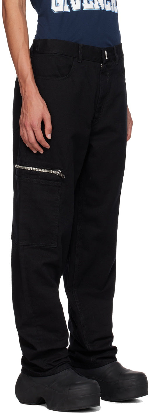 Jean cargo loose - Black