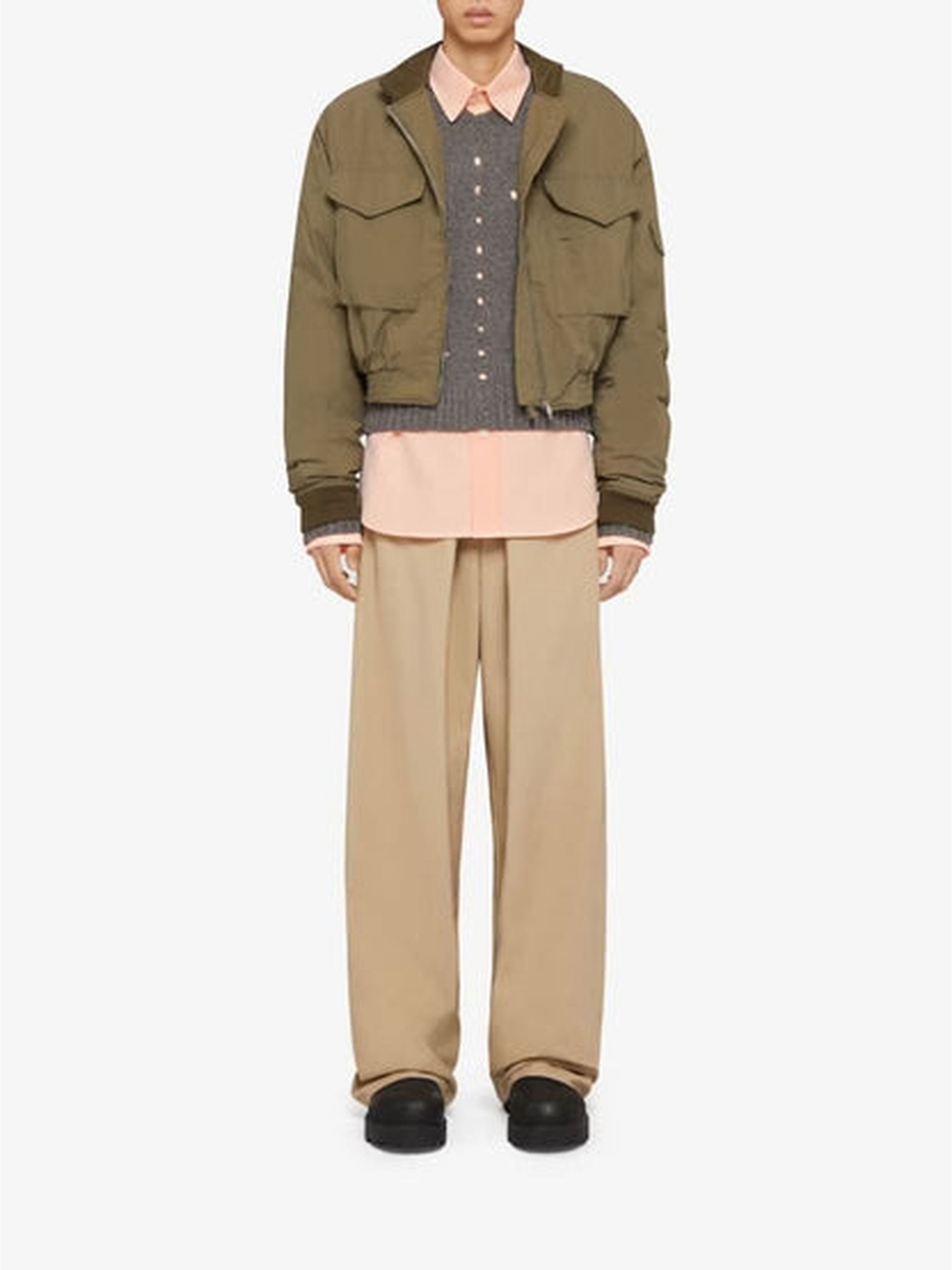 PLEATED EXTRA LARGE CHINO