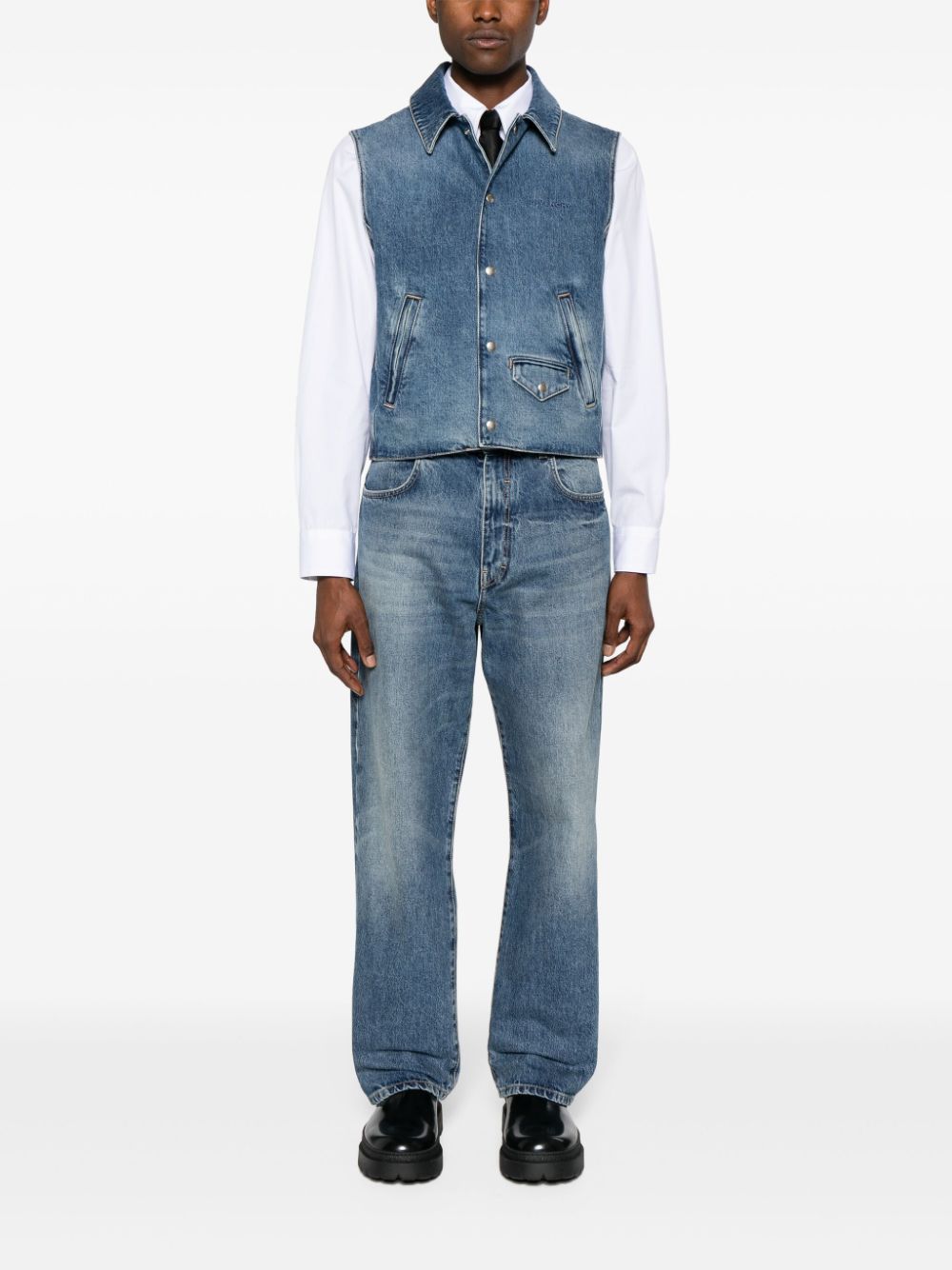 Jean coupe droite 5 poches - Indigo Blue