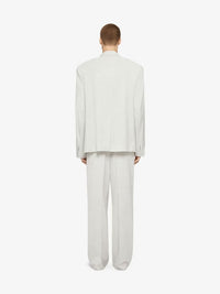 Pantalon extra large en laine - Chalk White