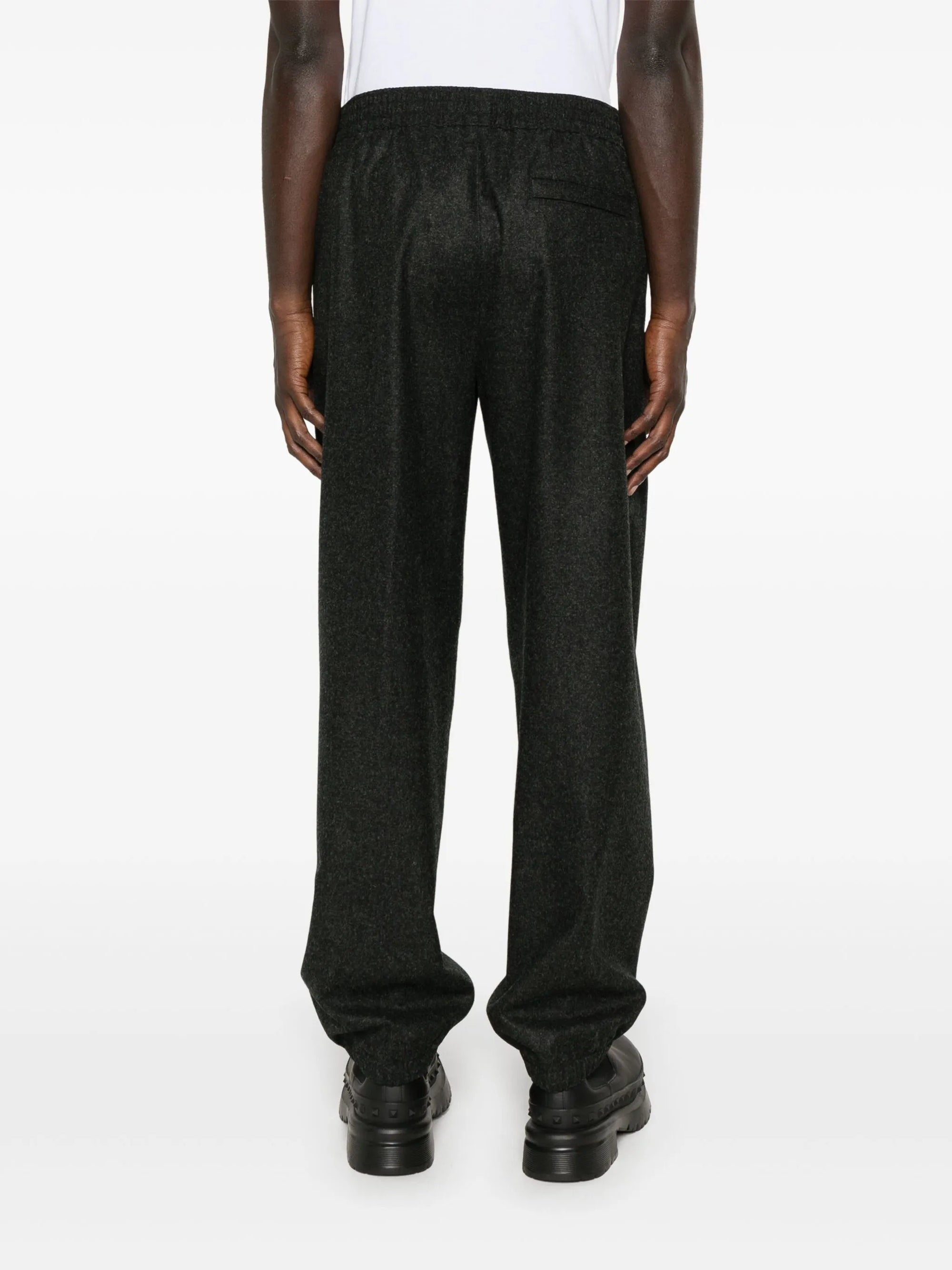 Pantalon de joggin à détail 4G en laine - Charcoal