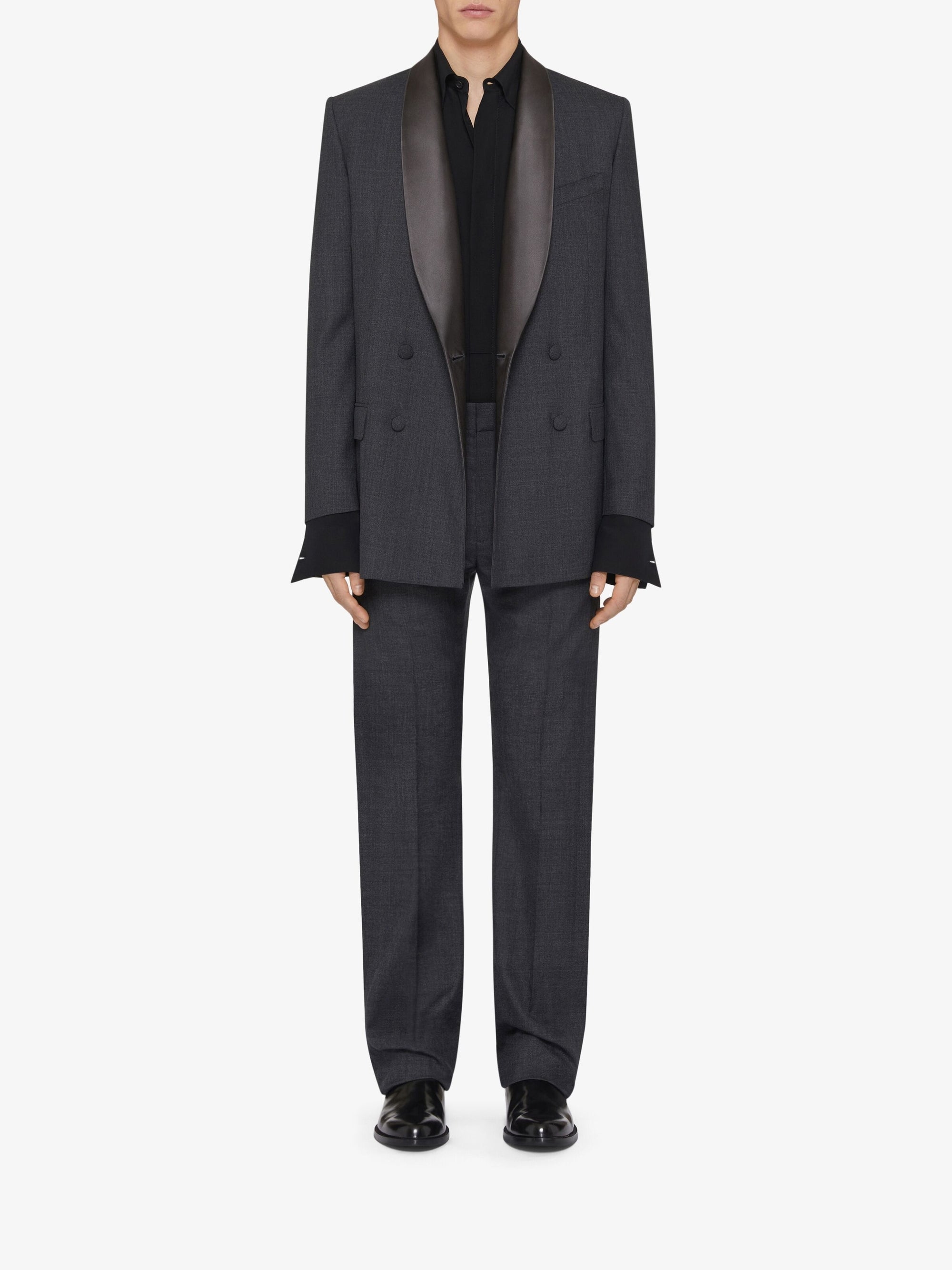 Pantalon de costume en laine - Dark Grey