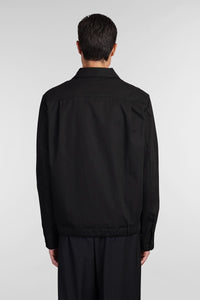 Surchemise à détail 4G en laine - Black