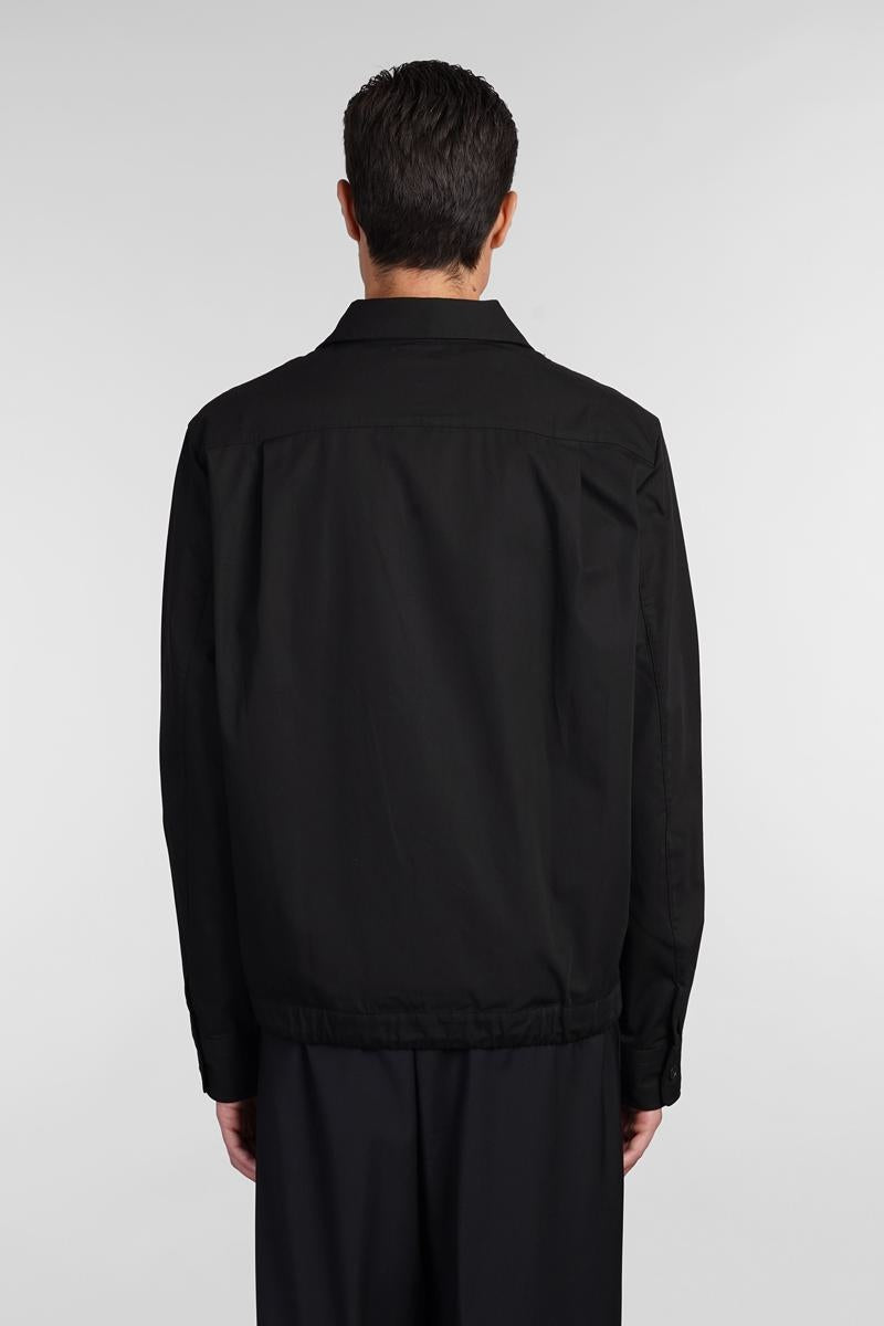 Surchemise à détail 4G en laine - Black
