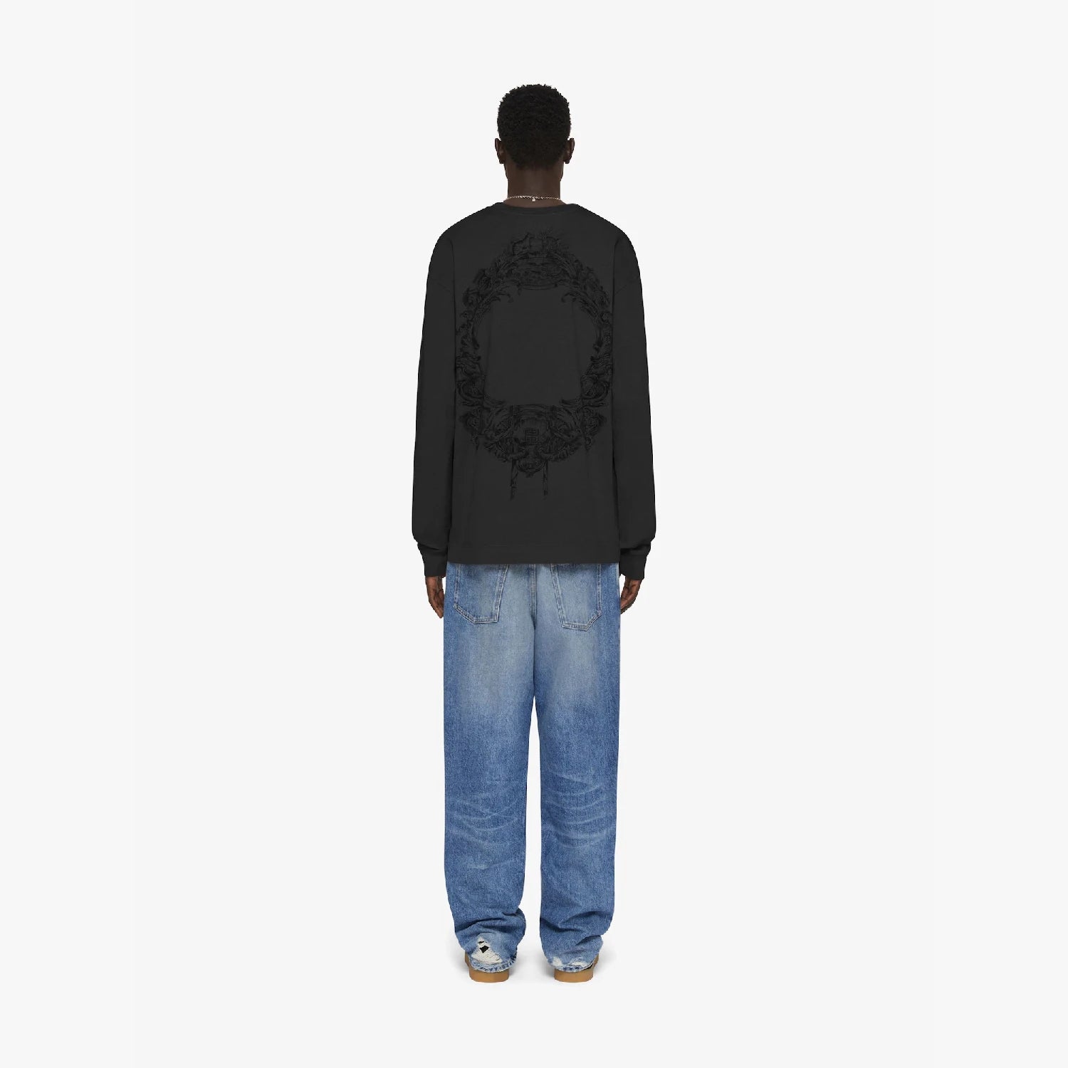 T-shirt à signature Givenchy - Charcoal