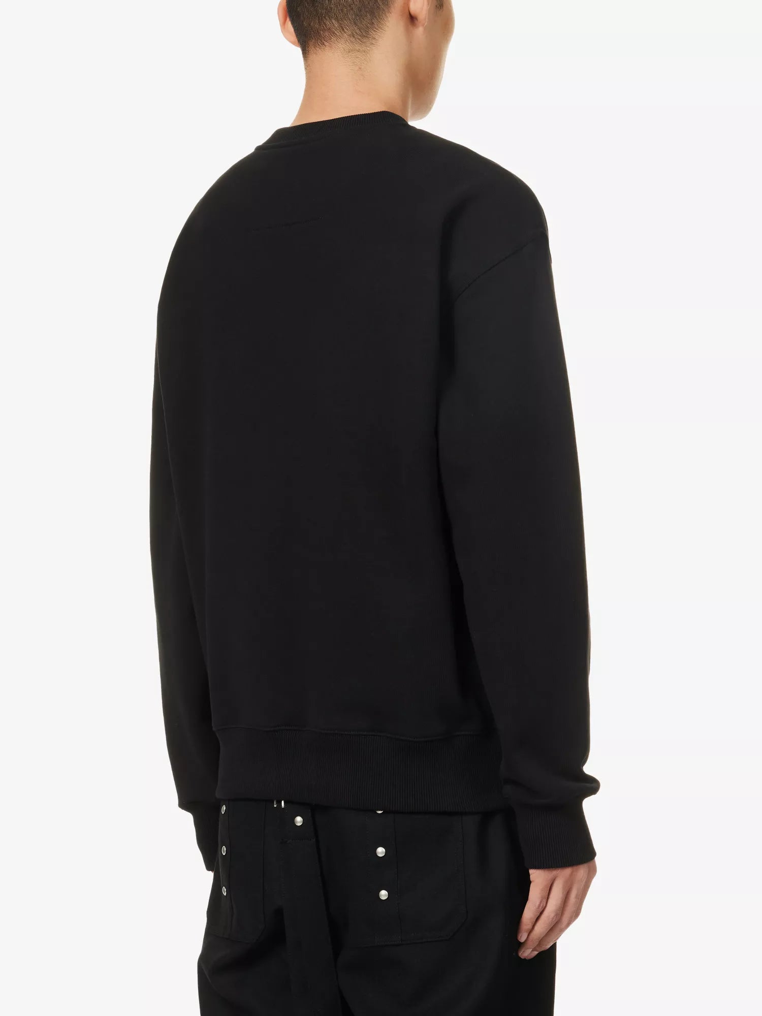 Sweatshirt à capuche ample réfléchissant - Black